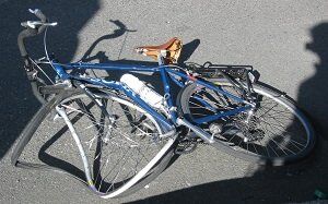 broken bicycle