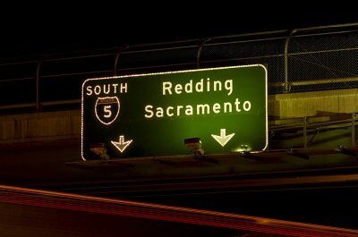 sacramento highway sign