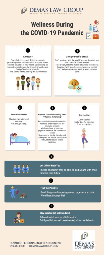 Wellness During the COVID-19 Pandemic Infographic