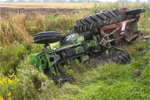 flipped tractor